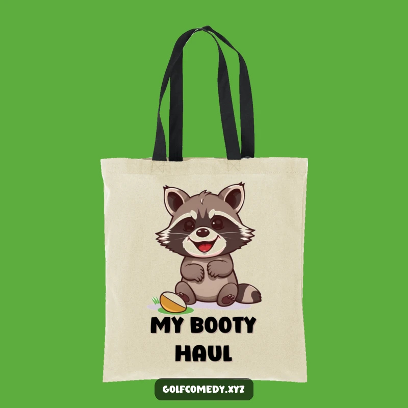 Funny Raccoon Golf Tote Bag - Spacious & Celebratory Champion Carryall Gift